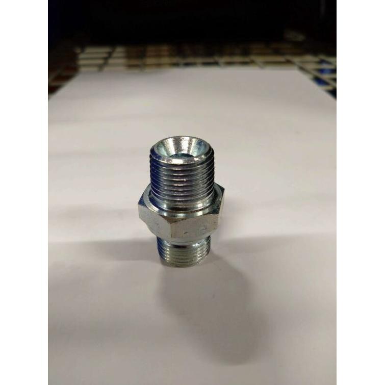 NPT / BSP Kaksoisn, R1/2 - R1/4