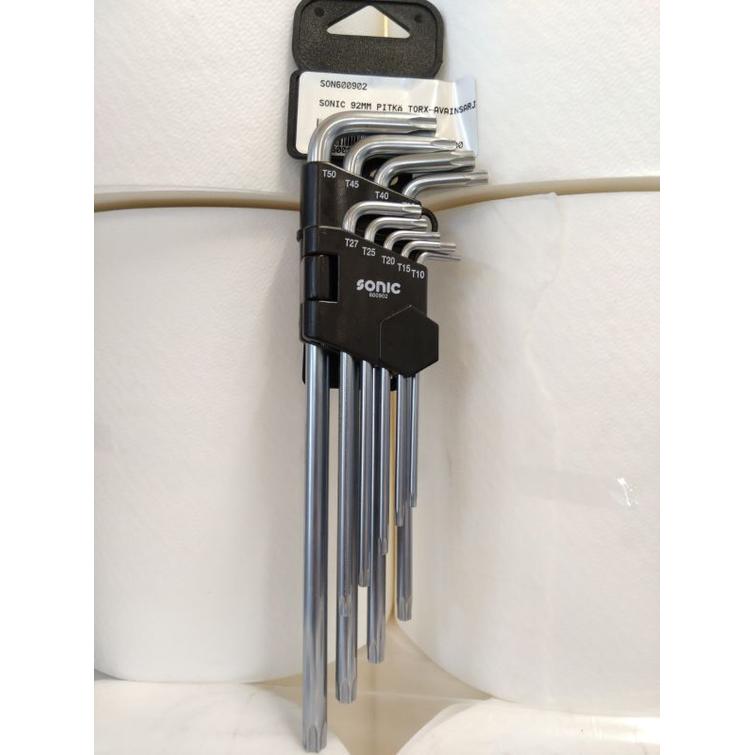 SONIC 92MM PITK&Auml; TORX-AVAINSARJA 9OS.
