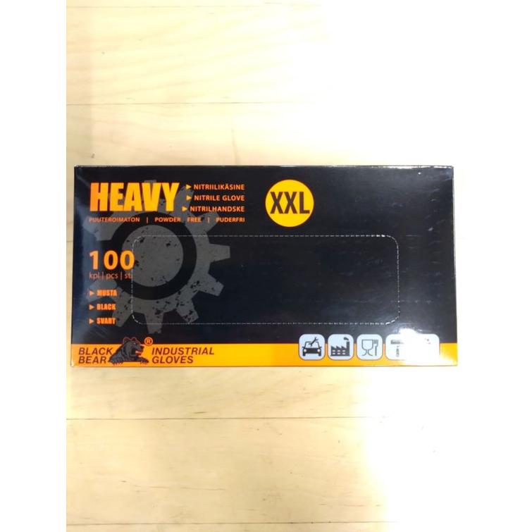 Nitriili kertakäyttökäsine Black Bear